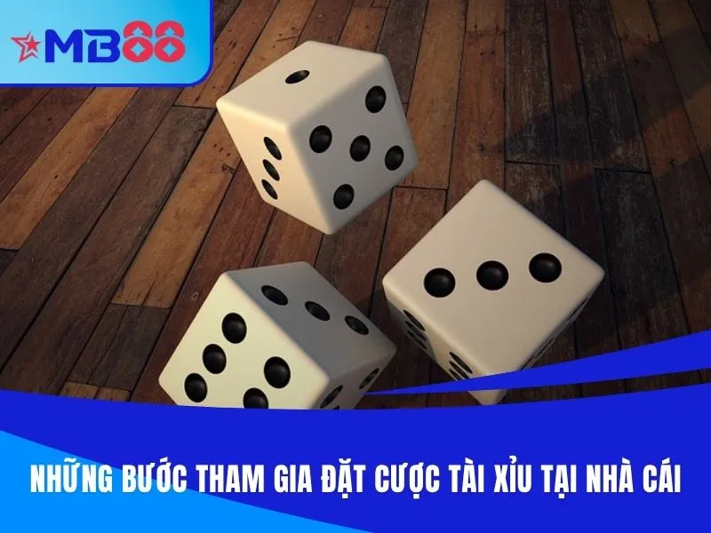 Những bước tham gia đặt cược tài xỉu tại nhà cái