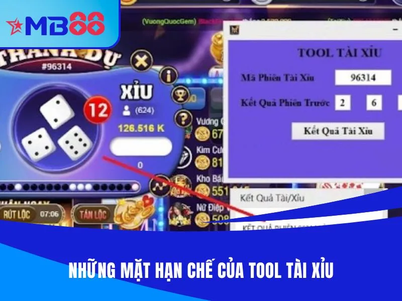 Tool Tài Xỉu MB88 vẫn còn những hạn chế riêng